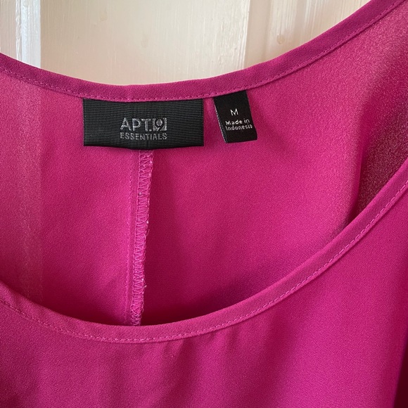 Pink Flowy Cami with Adjustable Straps - Picture 4 of 6